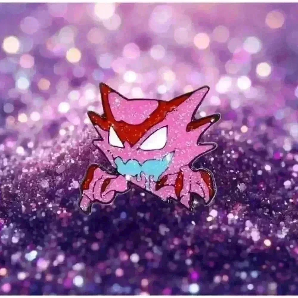 Pokemon Haunter Glitter Enamel Lapel Brooch Pin